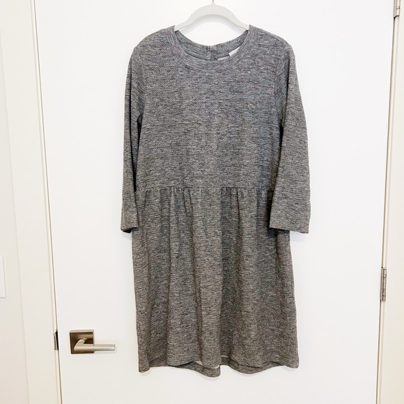LOFT Textured Knit 3/4 Sleeve Dress - Picture 2 of 8
